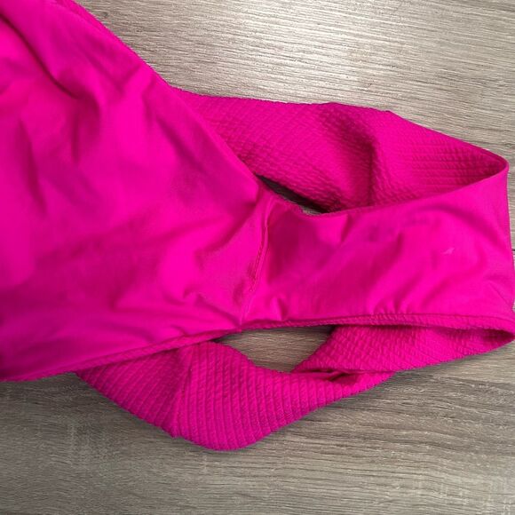 BECCA by Rebecca Virtue Pucker Up Danielle High-Cut Bikini Bottoms Size Large - Picture 7 of 9